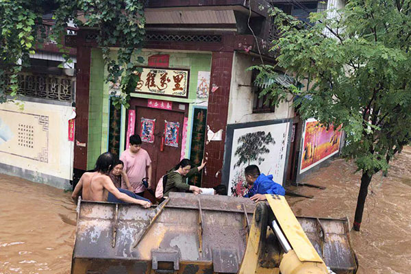 新乡365电竞增援救灾工作